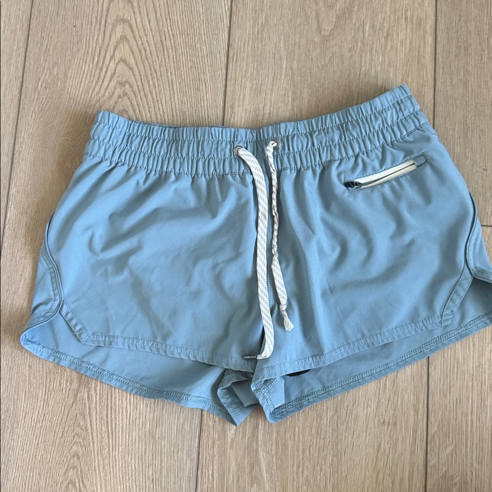 Vuori Light Blue Athletic Shorts